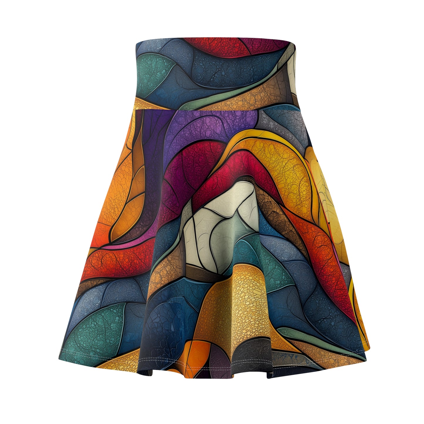 Vibrant Veins Skater Skirt