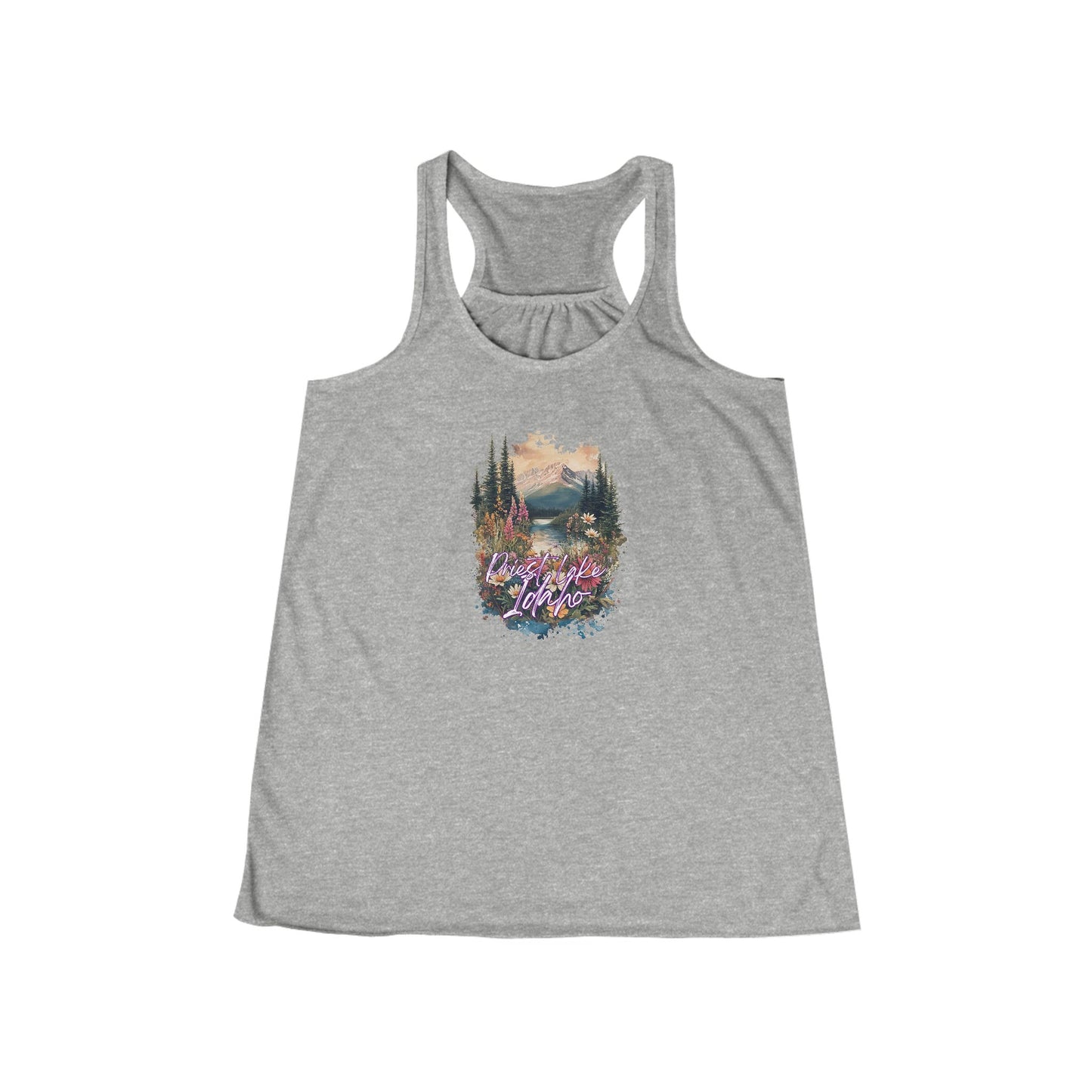 Priest Lake Brush Women's Flowy Racerback Tank