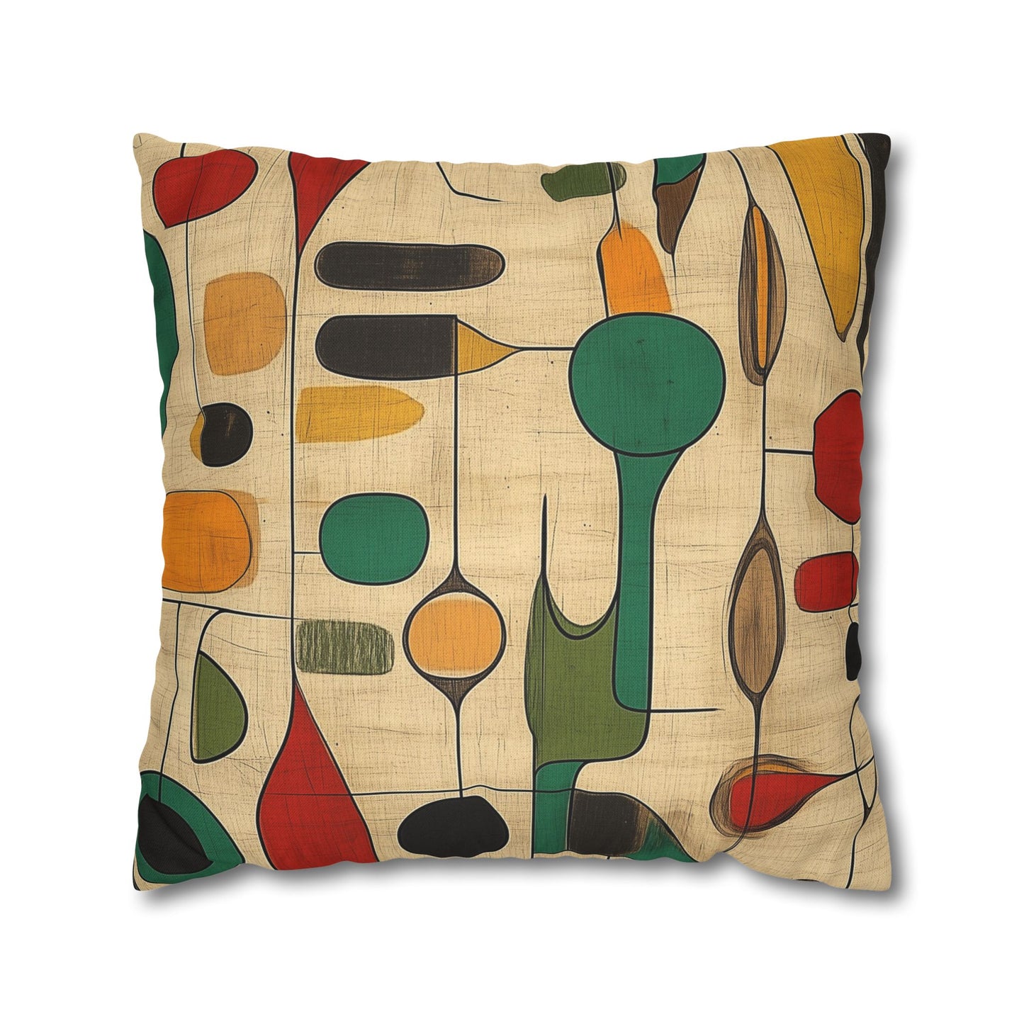 Organic Opus - Square Polyester Pillowcase