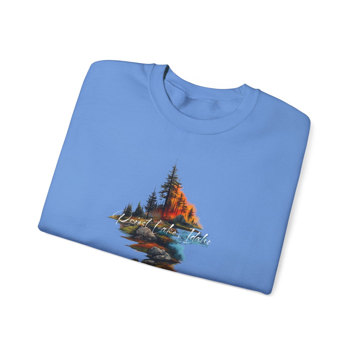 Priest Lake Point Heavy Blend™ Crewneck Sweatshirt