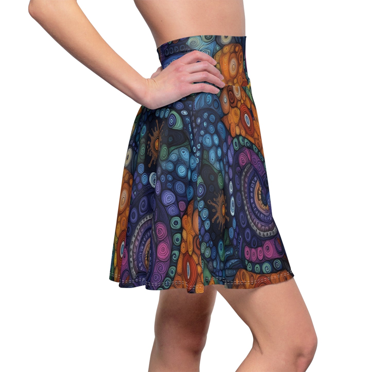 Cellular Dreams Skater Skirt
