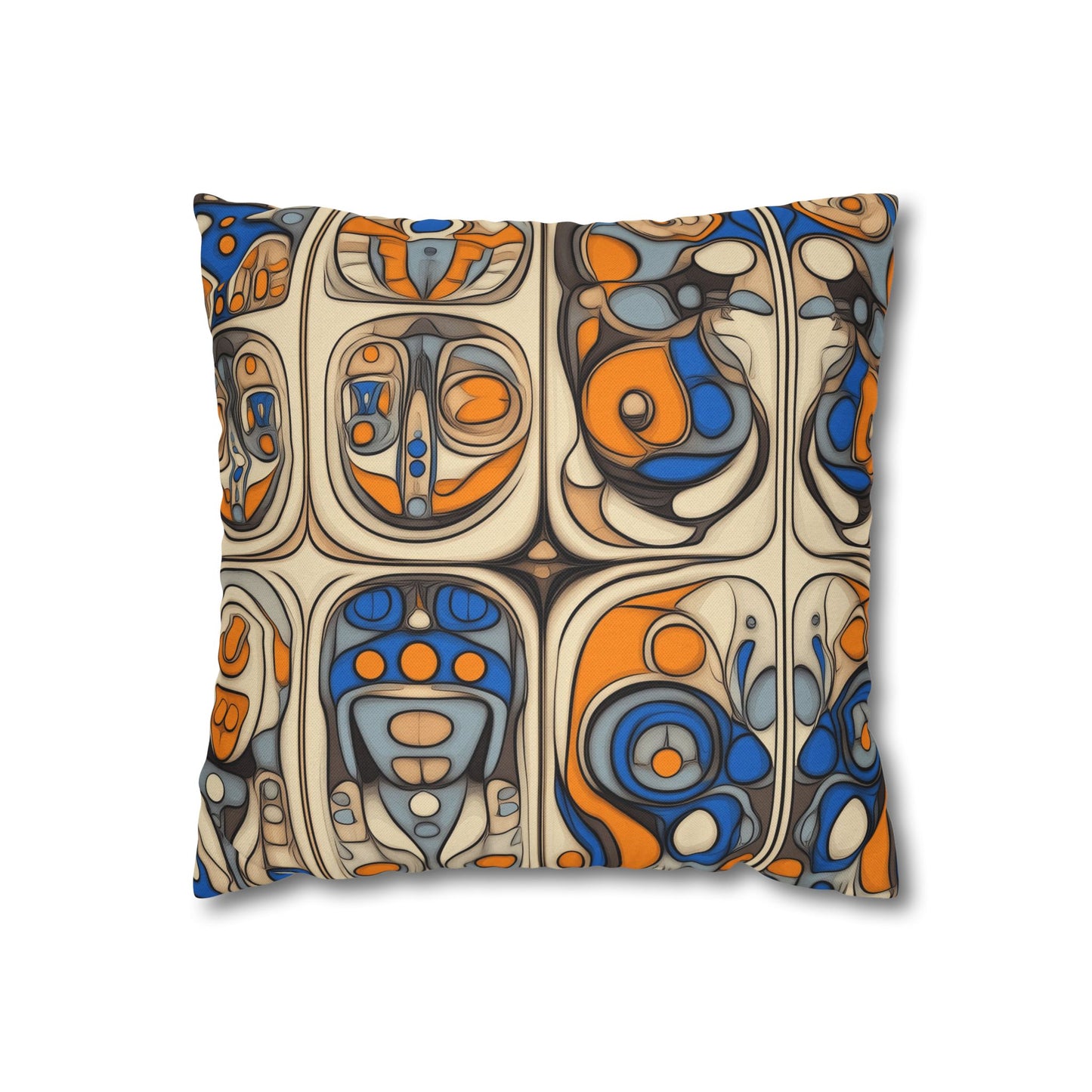 Echoes of Tradition- Square Polyester Pillowcase