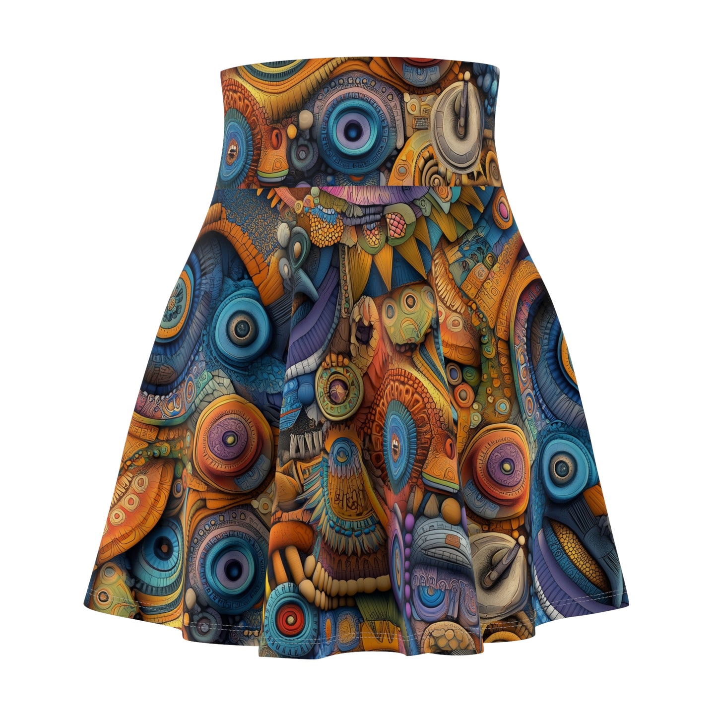 Mechanical Dreamscape - Skater Skirt