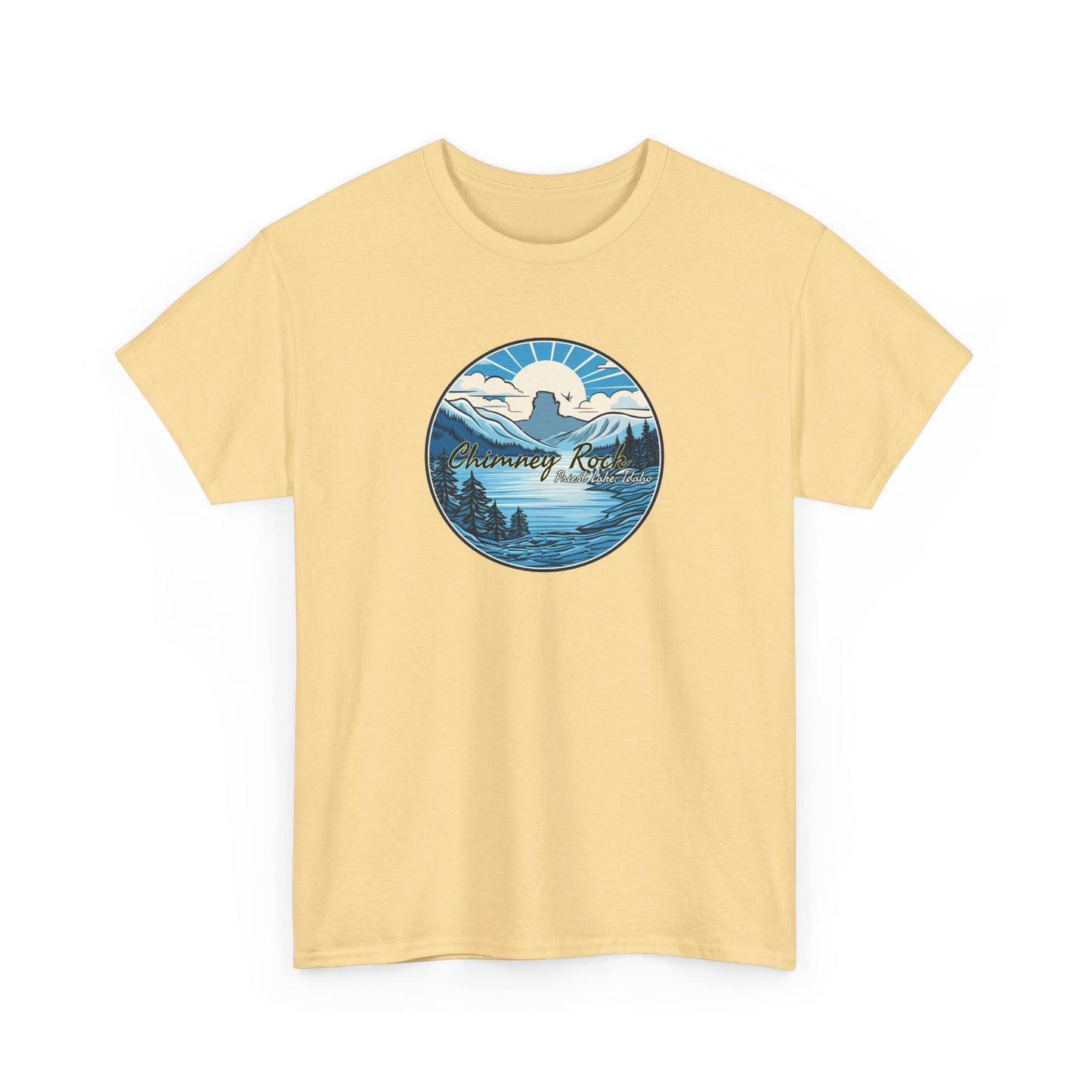 Blue Chimney Rock Unisex Heavy Cotton Tee