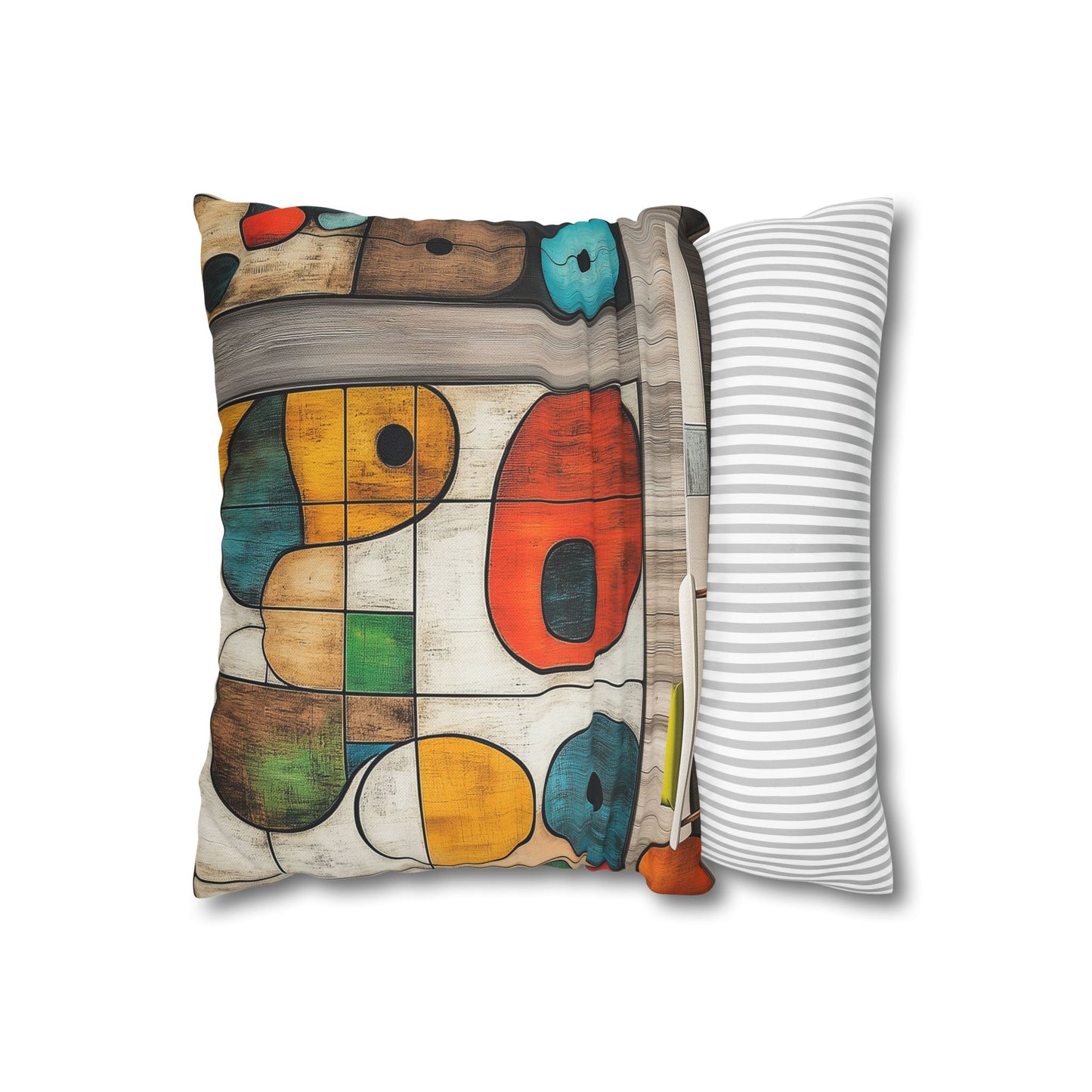 Geometric Ecstasy - Square Polyester Pillowcase