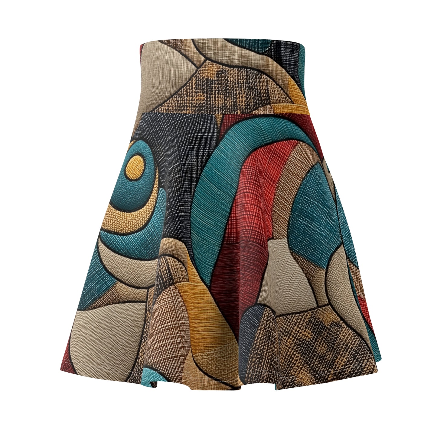 Vibrant Tapestry Skater Skirt