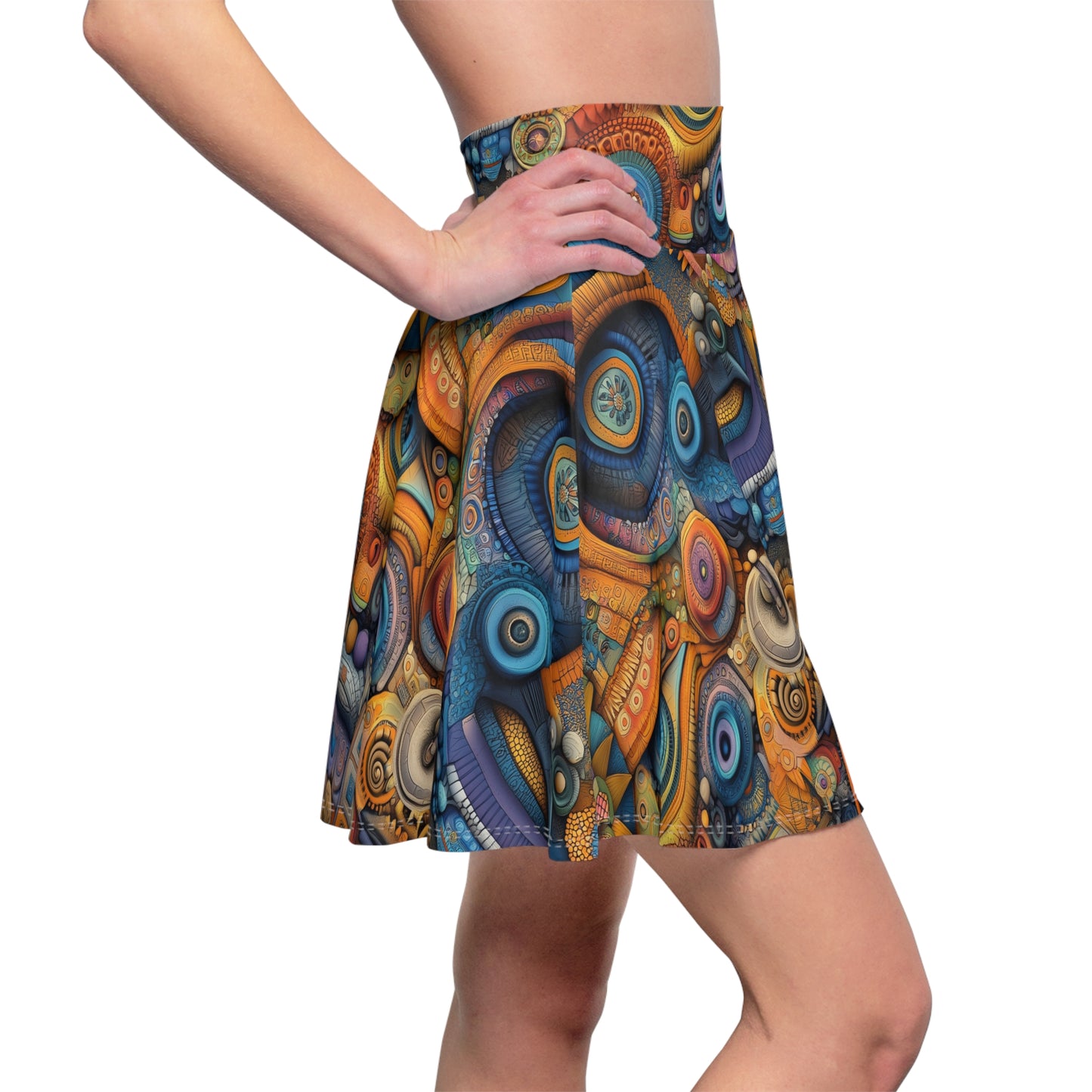 Mechanical Dreamscape - Skater Skirt