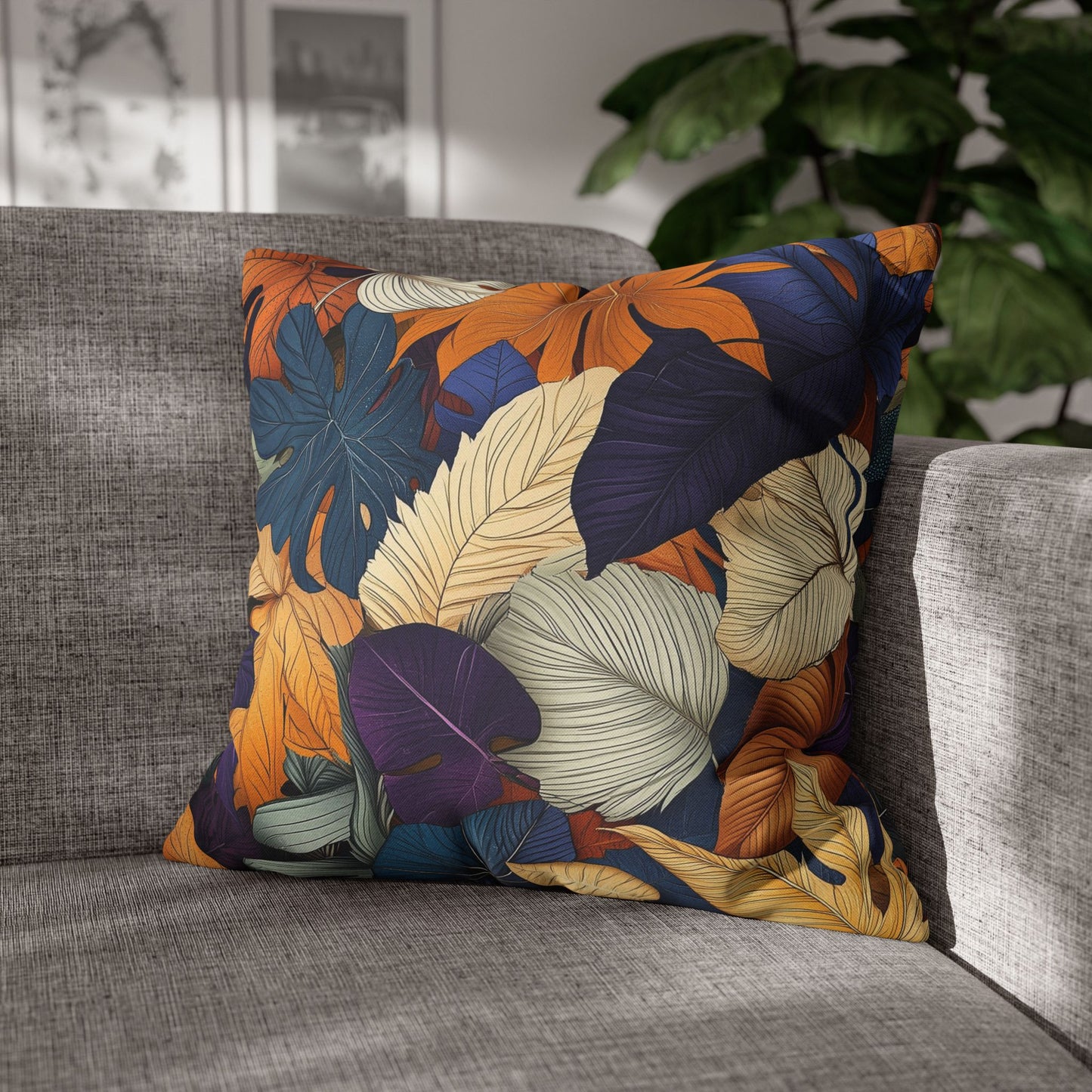 Tropical Tapestry- Square Polyester Pillowcase