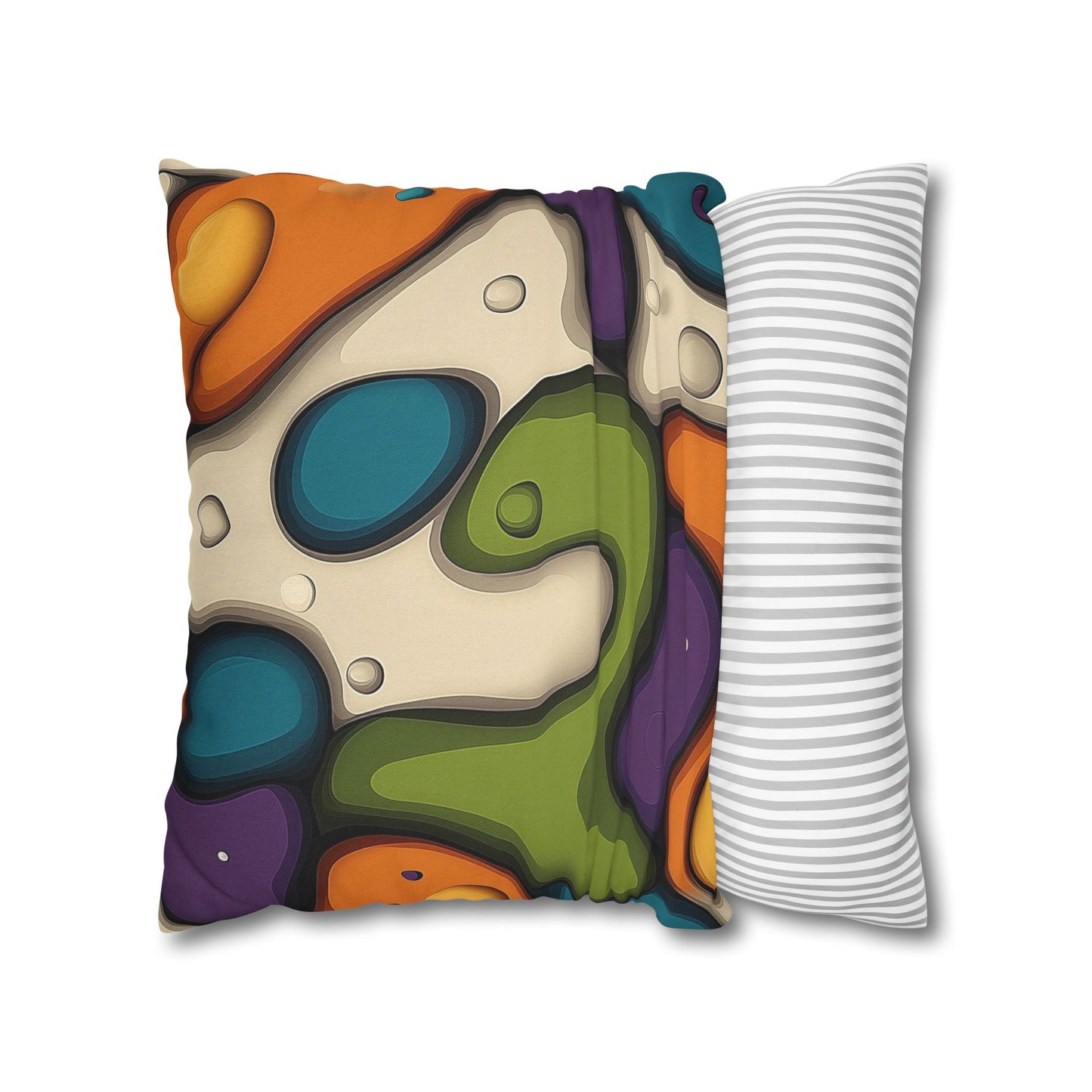 Lava Lamp Dreams- Square Polyester Pillowcase