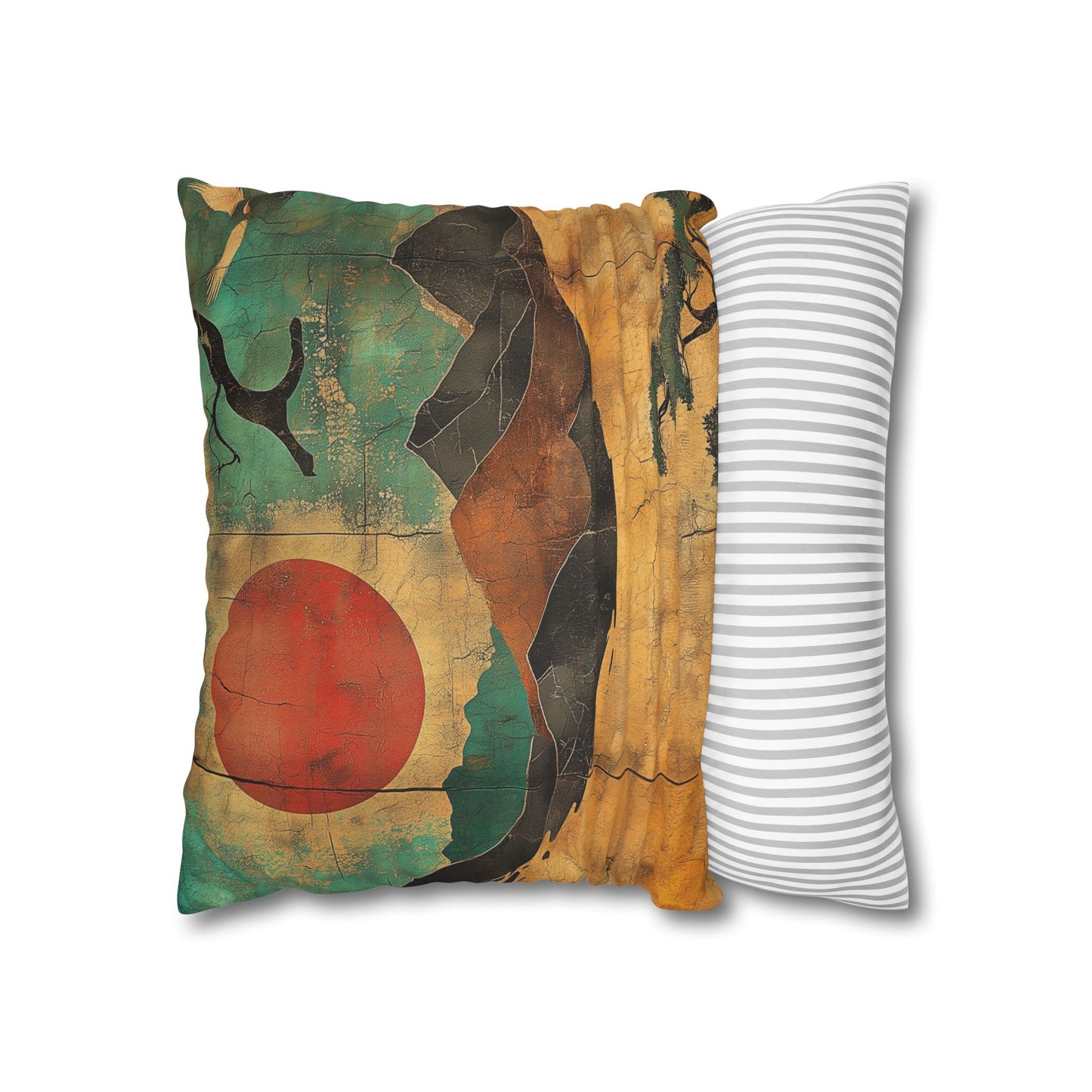 Rising Sun - Square Polyester Pillowcase