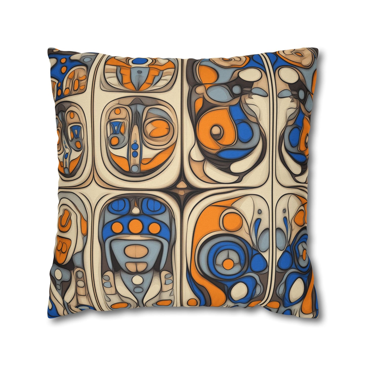 Echoes of Tradition- Square Polyester Pillowcase