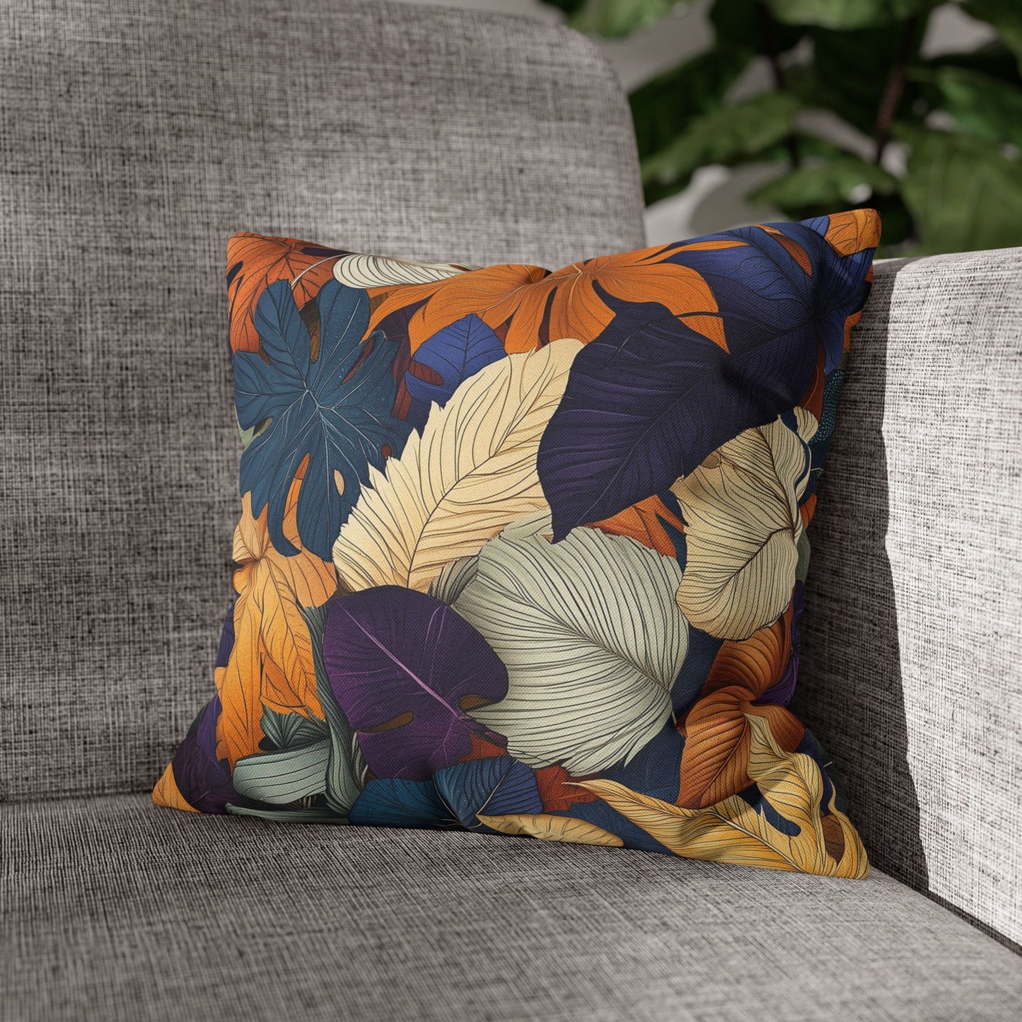 Tropical Tapestry- Square Polyester Pillowcase