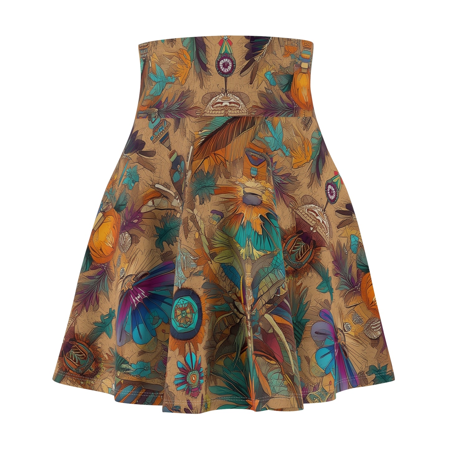 Aztec Flow Skater Skirt