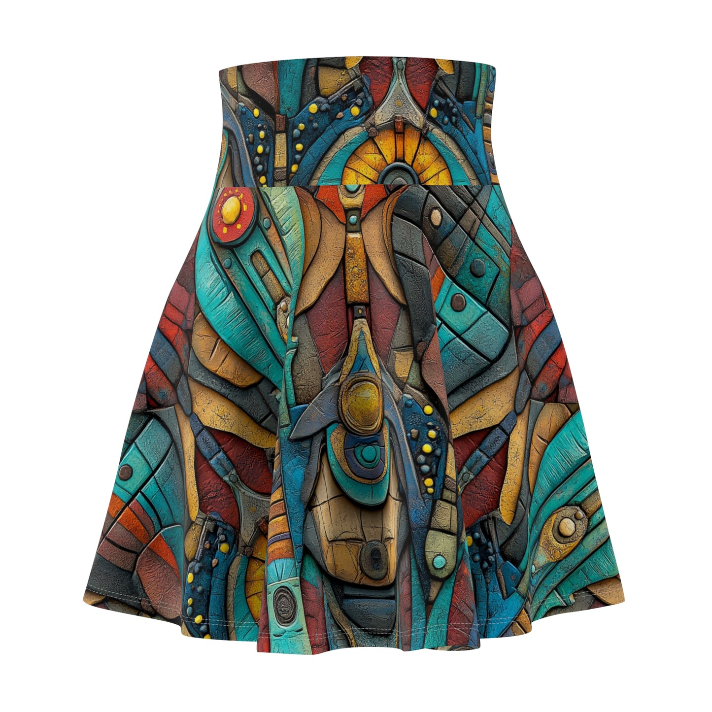 Geometric Dreamcatcher - Skater Skirt