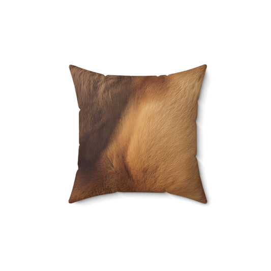 Priest Lake Mountain Lion Polyester Pillow