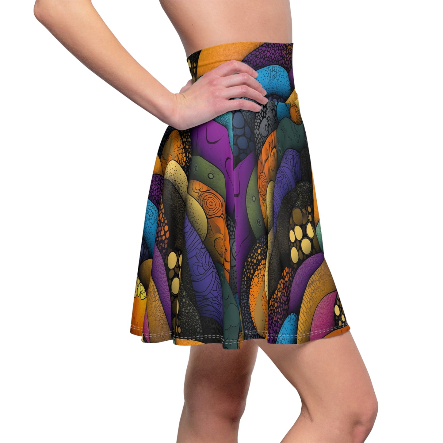 Waves of Imagination - Skater Skirt