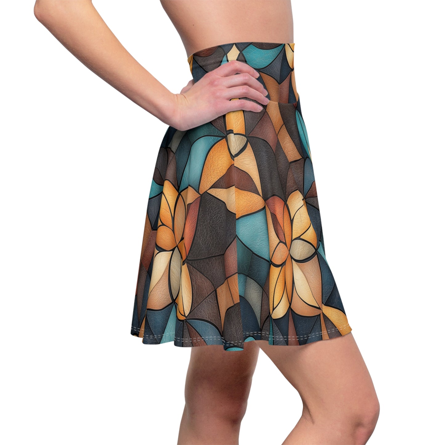 Stained Glass Dreams - Skater Skirt