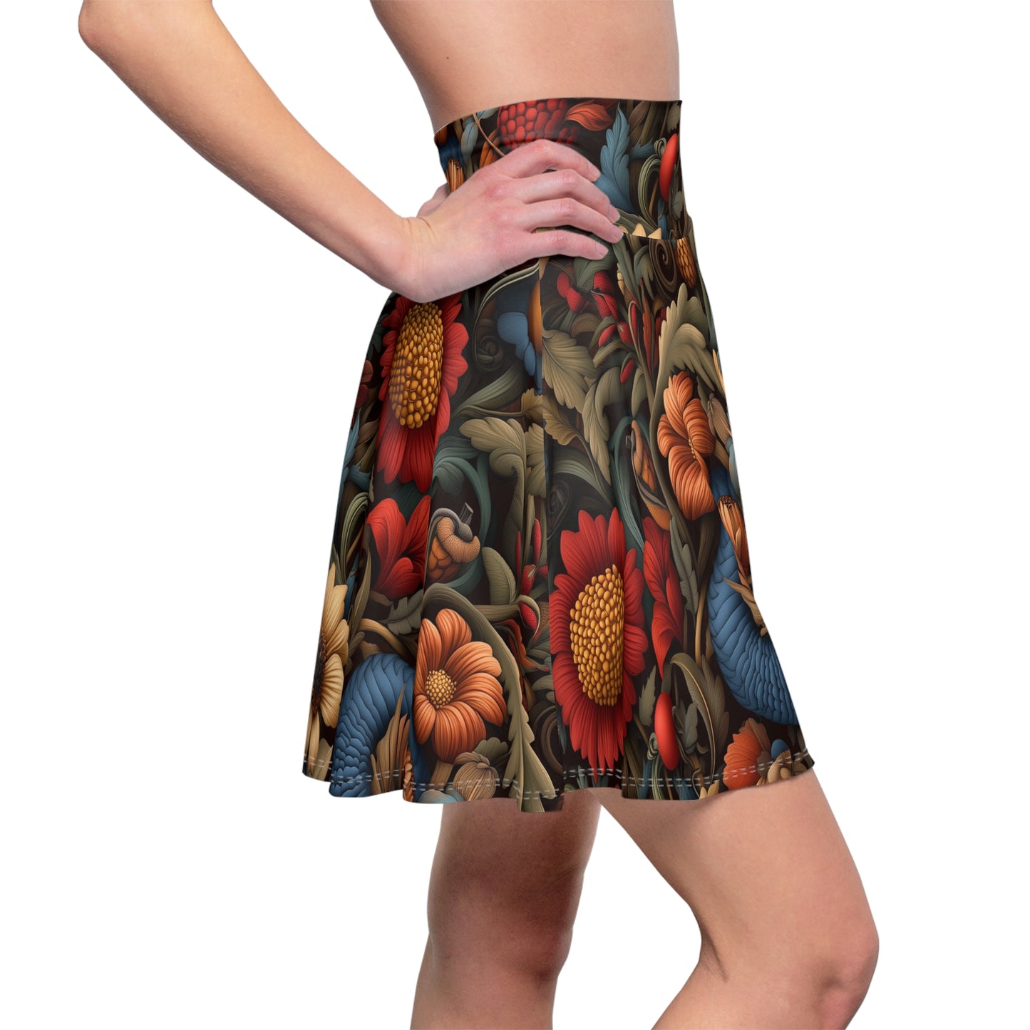 Autumns Tapestry Skater Skirt
