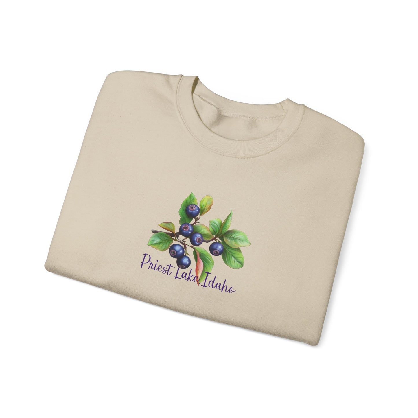 Priest Lake Huckleberry Unisex Heavy Blend™ Crewneck Sweatshirt