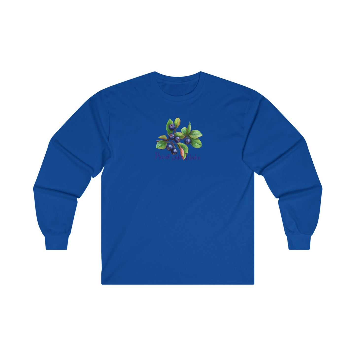 Priest Lake Huckleberry Ultra Cotton Long Sleeve T-shirt