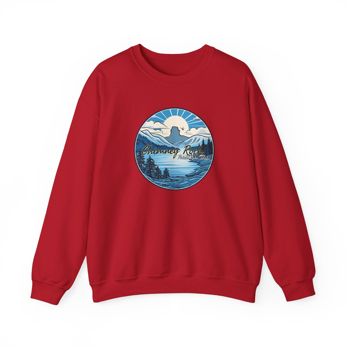 Blue Chimney Rock Unisex Heavy Blend™ Crewneck Sweatshirt