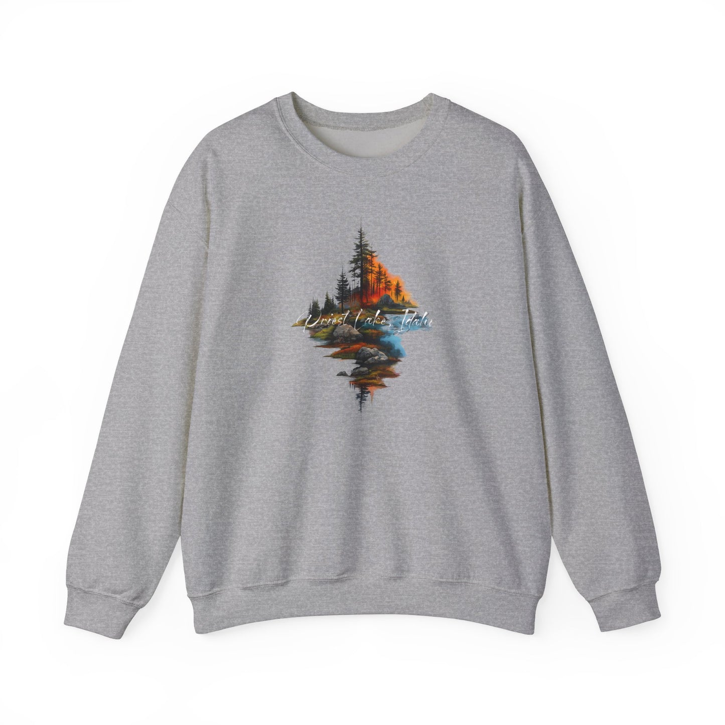 Priest Lake Point Heavy Blend™ Crewneck Sweatshirt