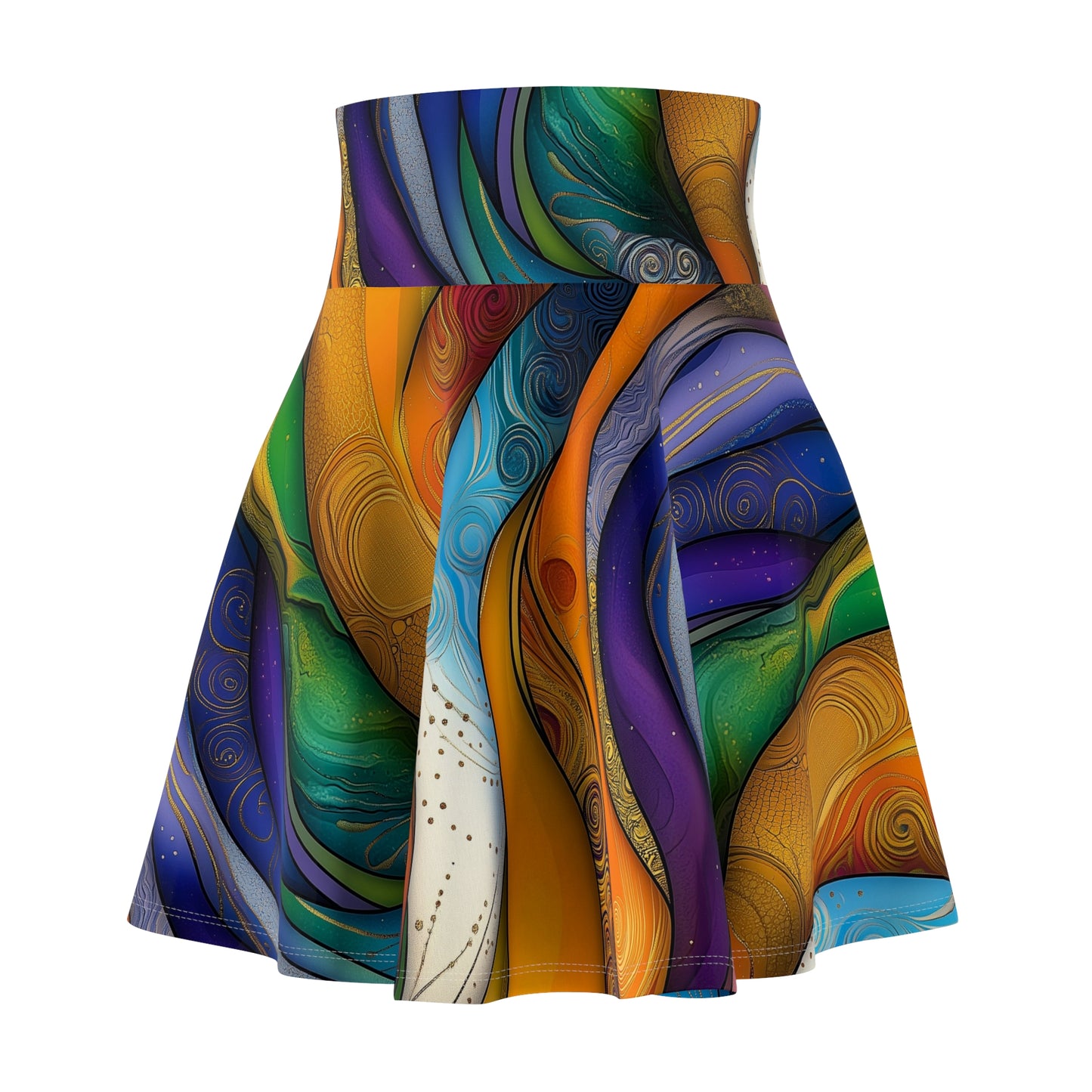 Undulating Dreams - Skater Skirt