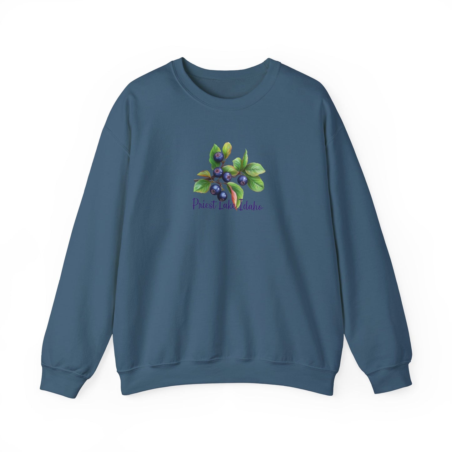 Priest Lake Huckleberry Unisex Heavy Blend™ Crewneck Sweatshirt