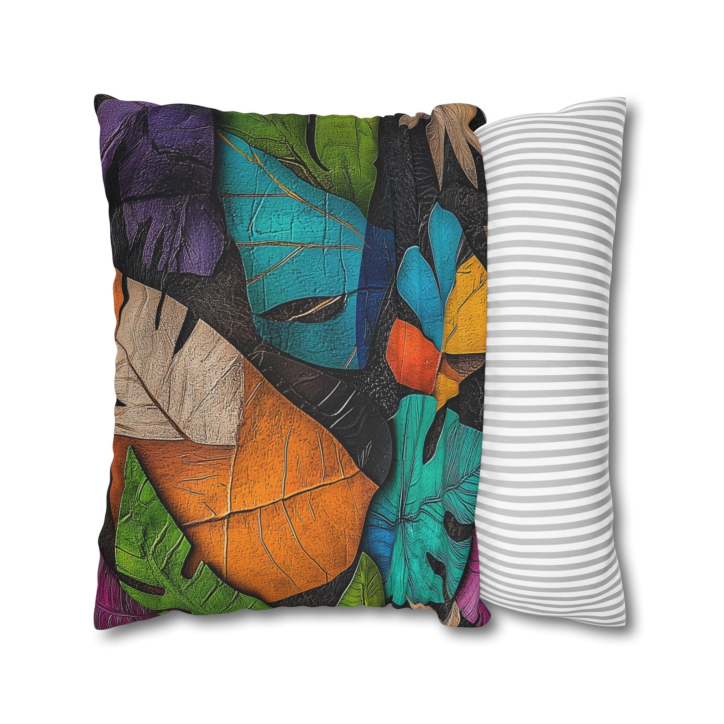 Tropical Vibrancy- Square Polyester Pillowcase