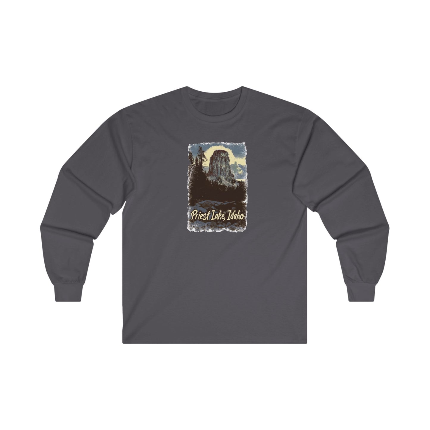 Chimney Rock of Priest Lake Ultra Cotton Long Sleeve T-shirt