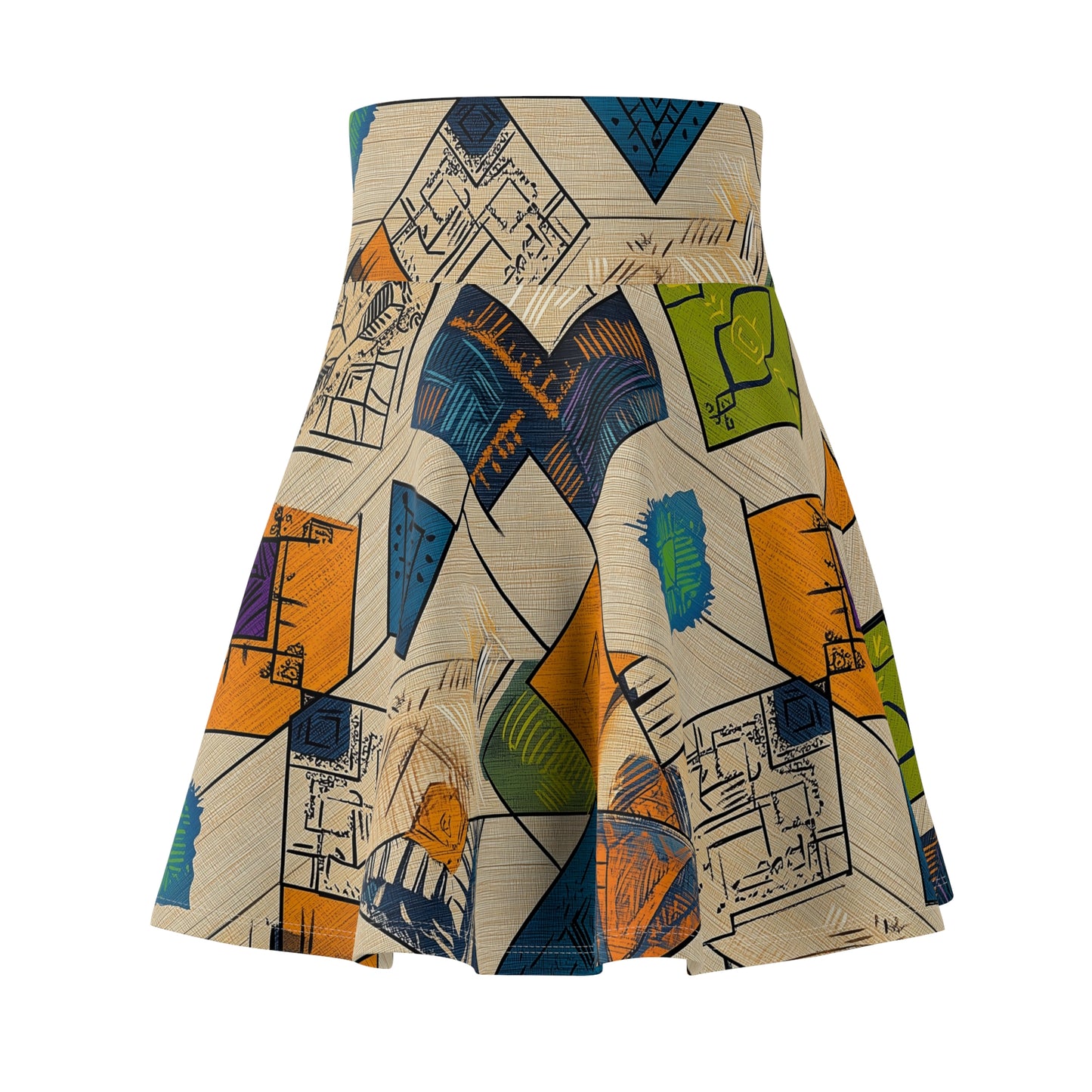 Diamond Rhythms - Skater Skirt