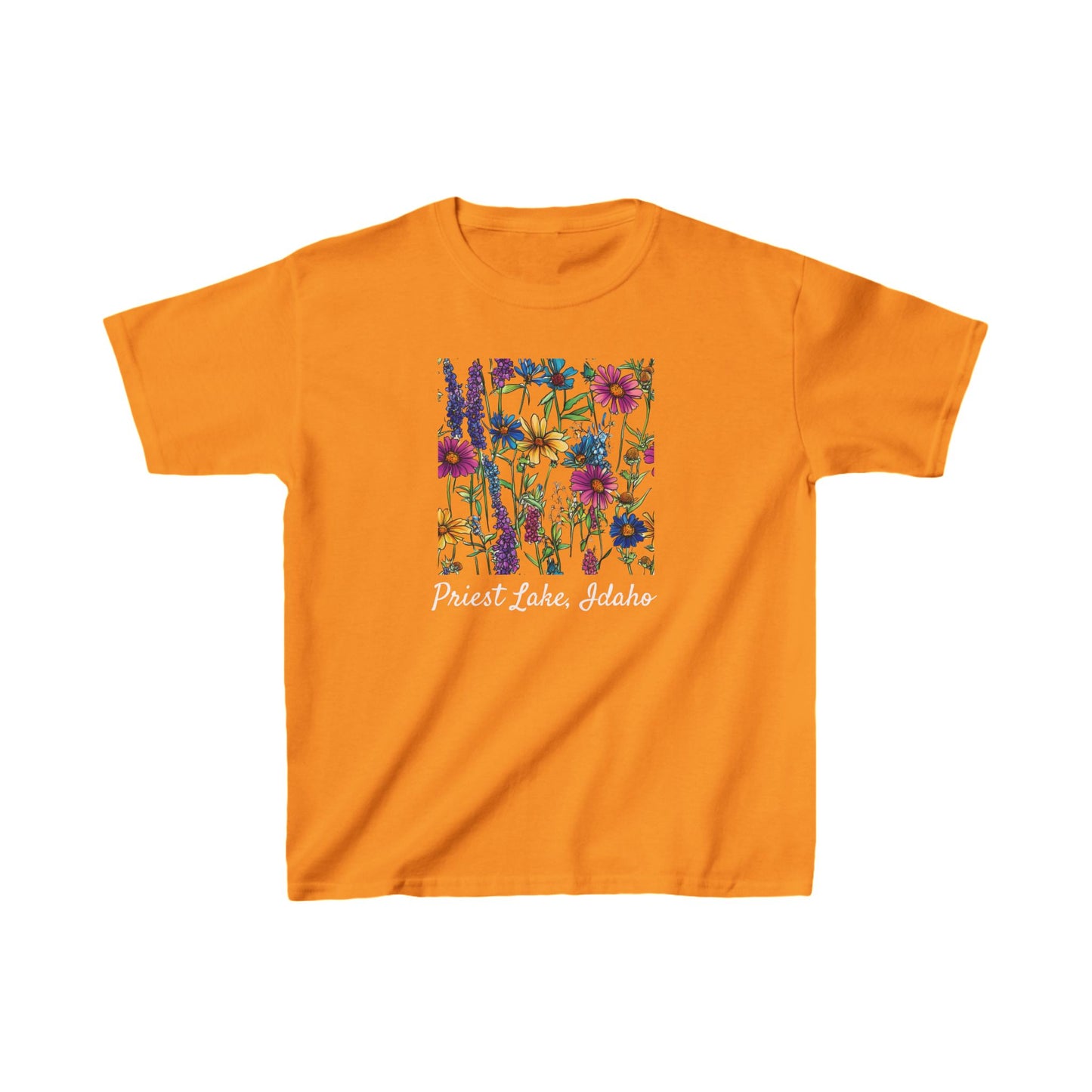 Priest Lake Wildflower Kids T-shirt