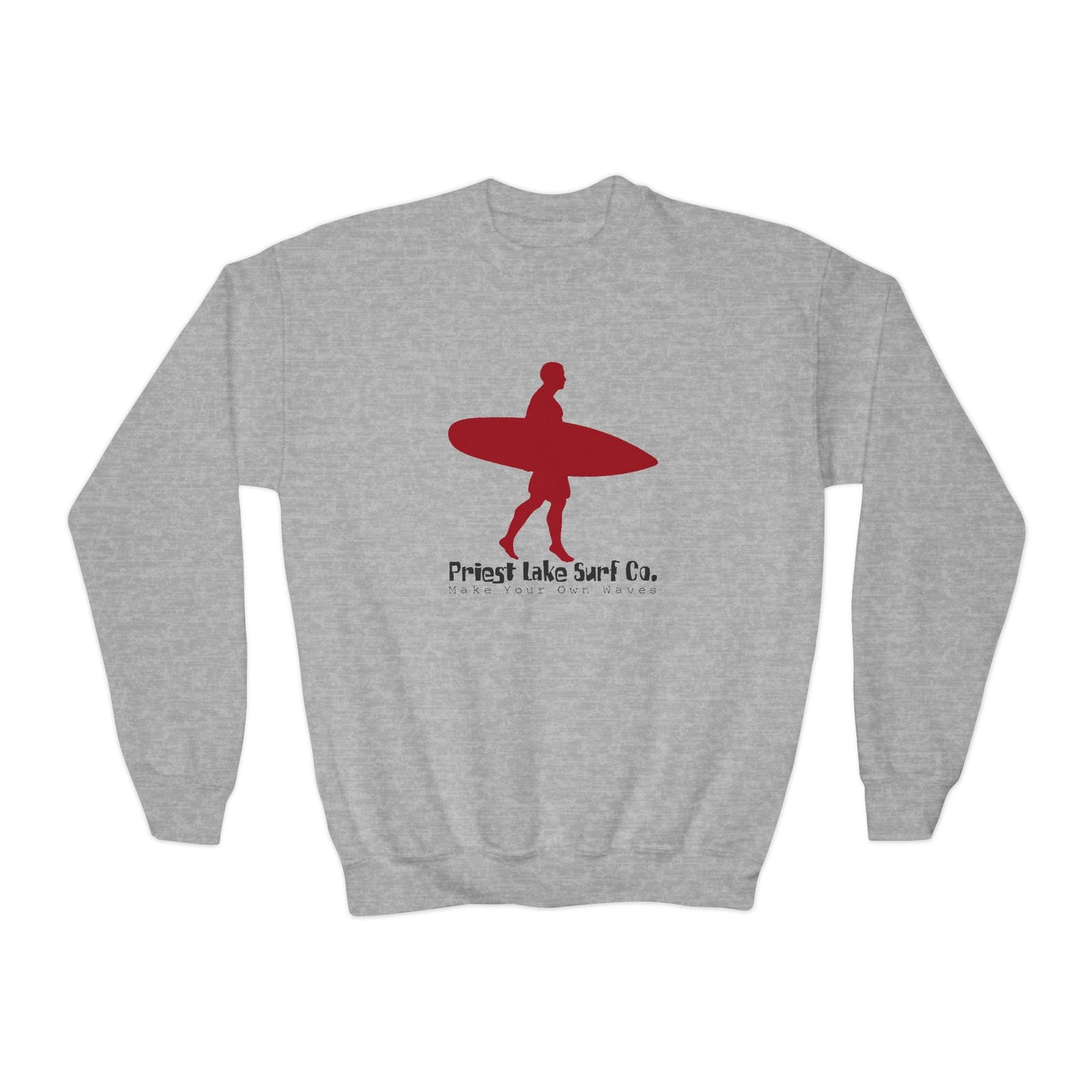 Priest Lake Surf Co. Youth Crewneck Sweatshirt