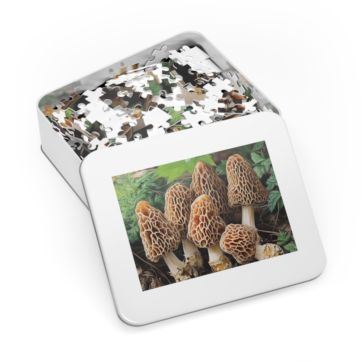 Priest Lake Morel Mushroom Jigsaw Puzzle