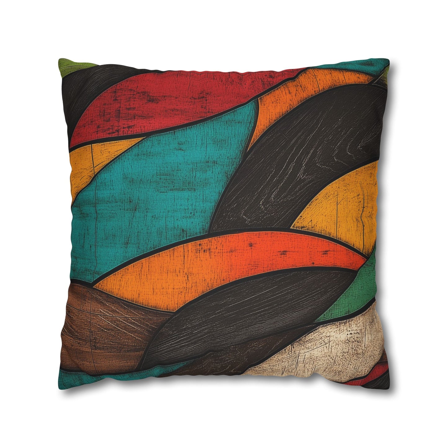 Flowing Energy - Square Polyester Pillowcase