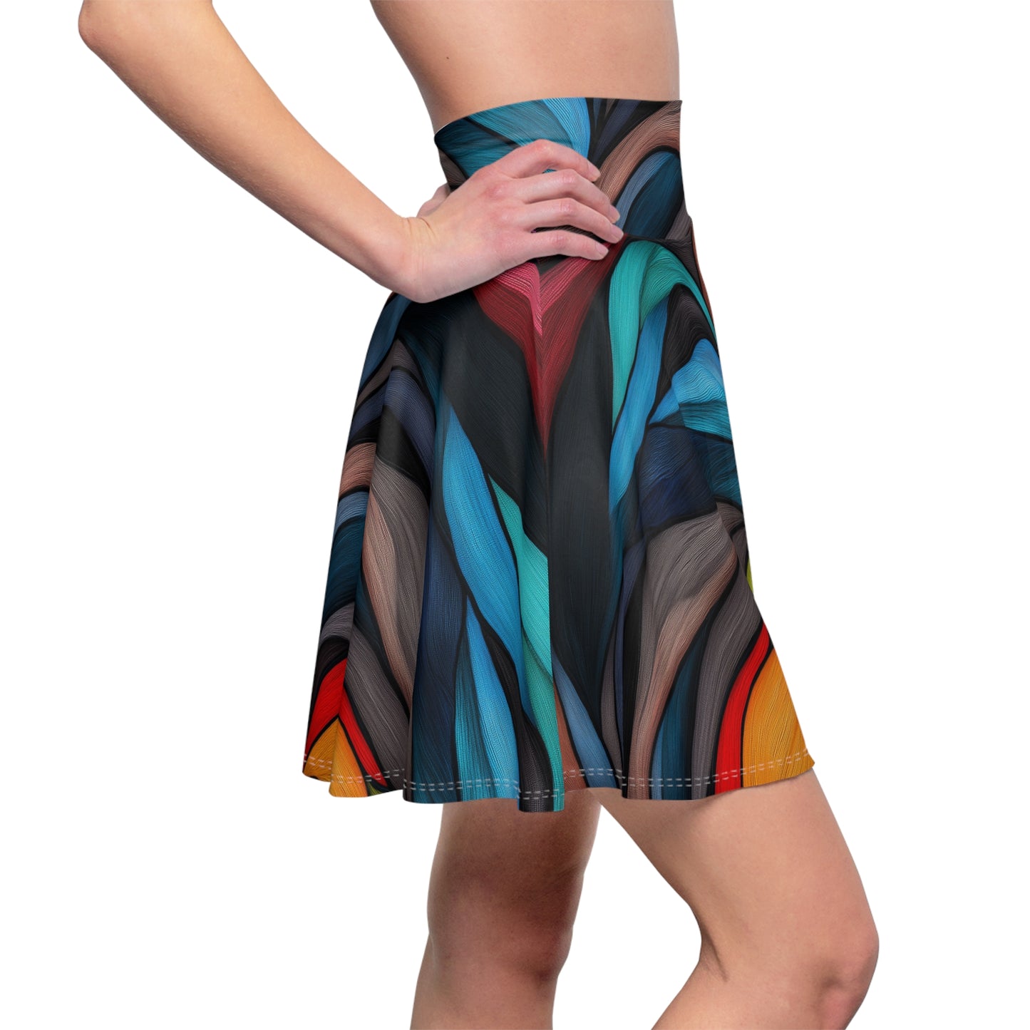 Ribbons of Light - Skater Skirt