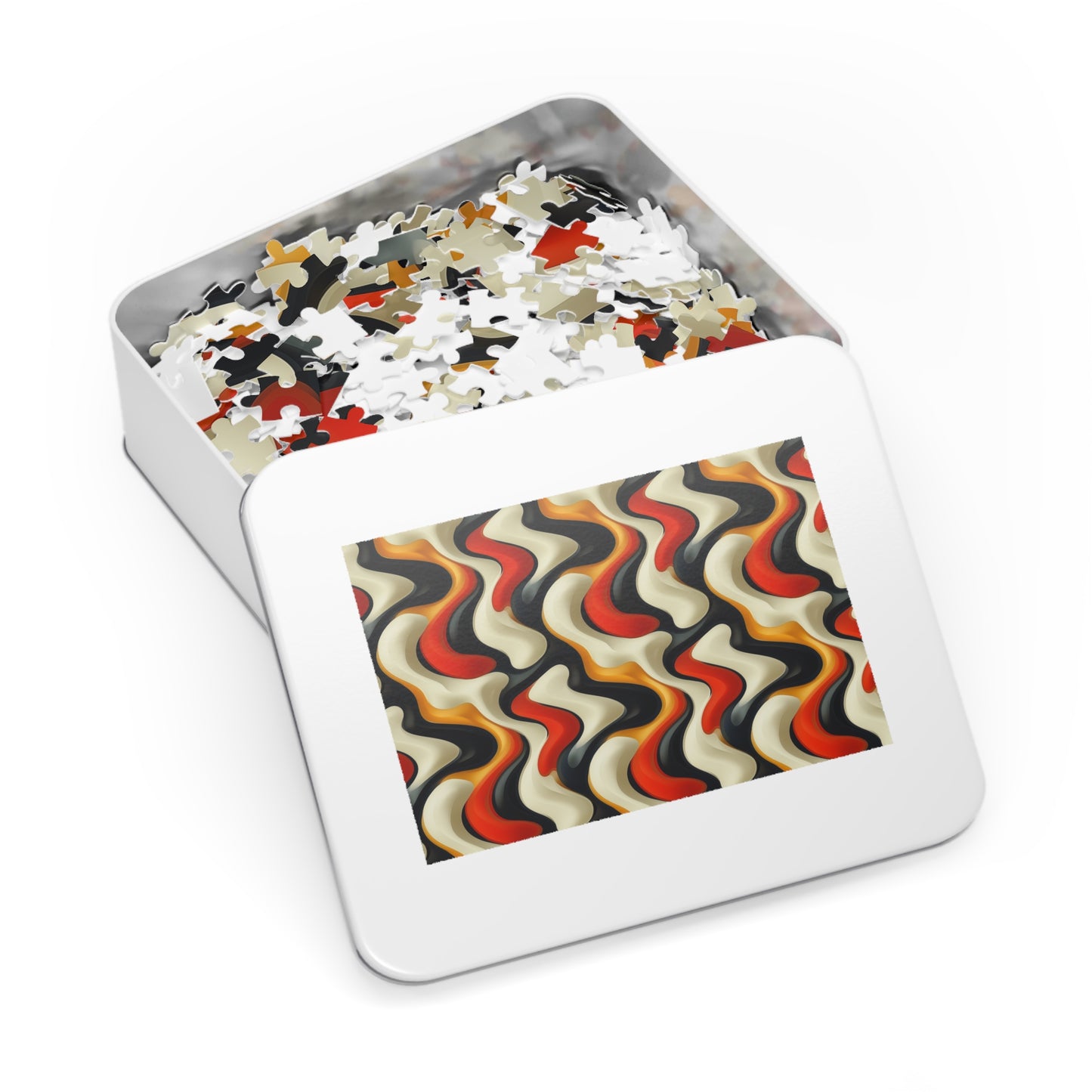 Brown Swirlino Jigsaw Puzzle 2