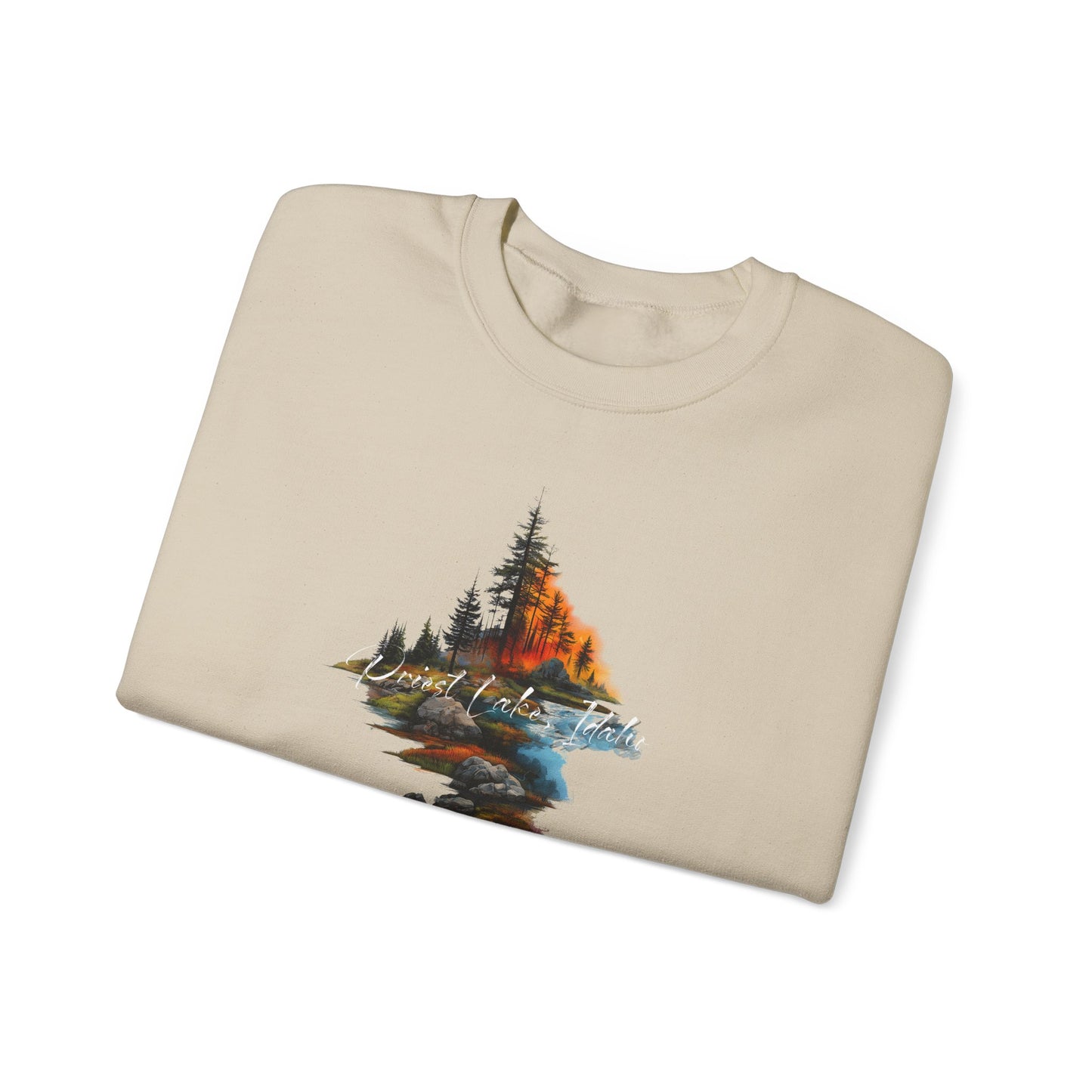 Priest Lake Point Heavy Blend™ Crewneck Sweatshirt