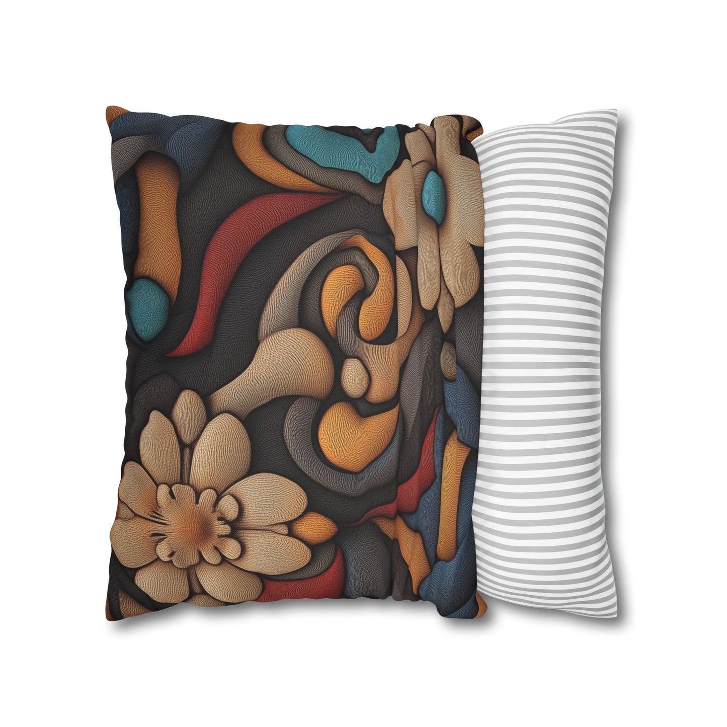 Nouveau Psychedelia - Square Polyester Pillowcase