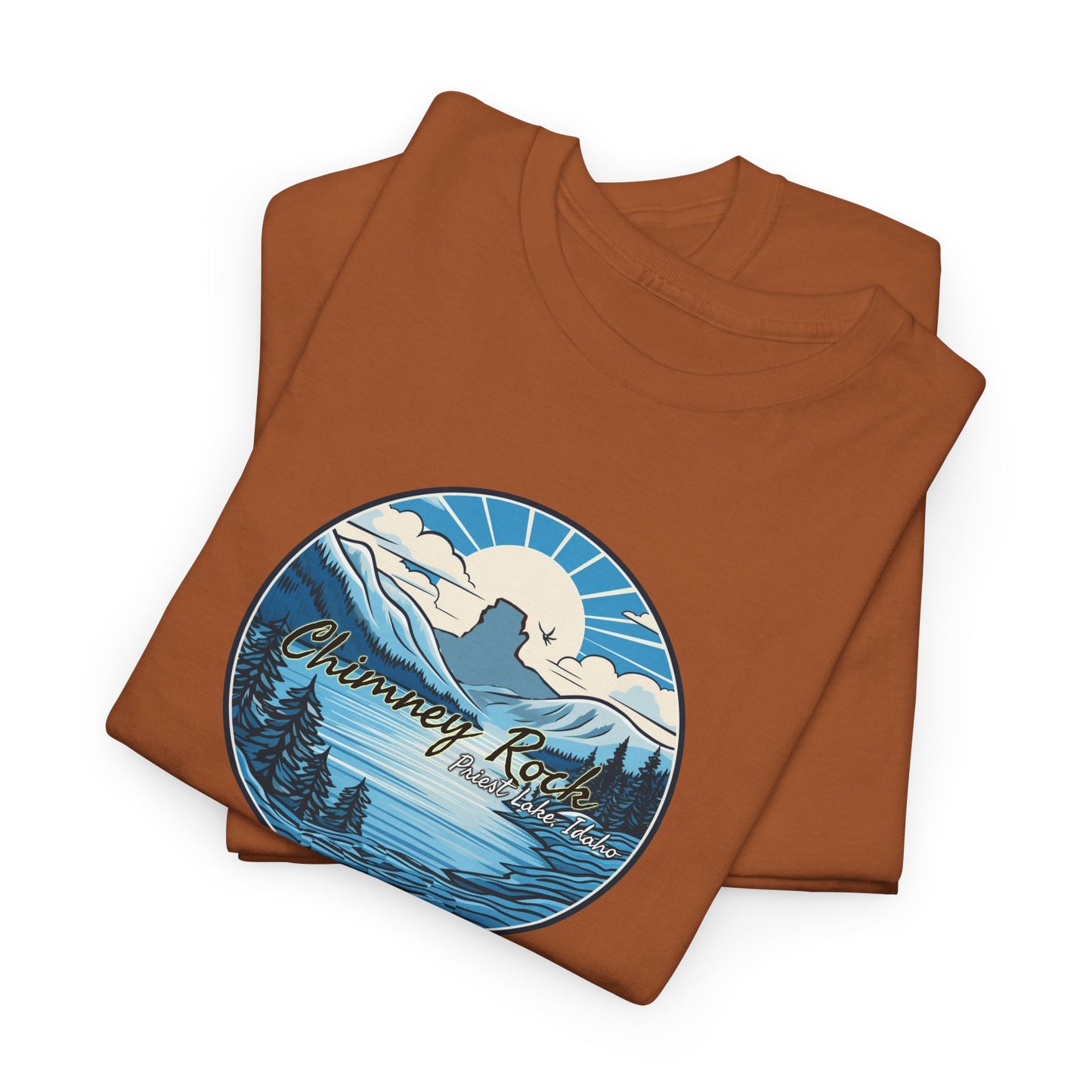 Blue Chimney Rock Unisex Heavy Cotton Tee