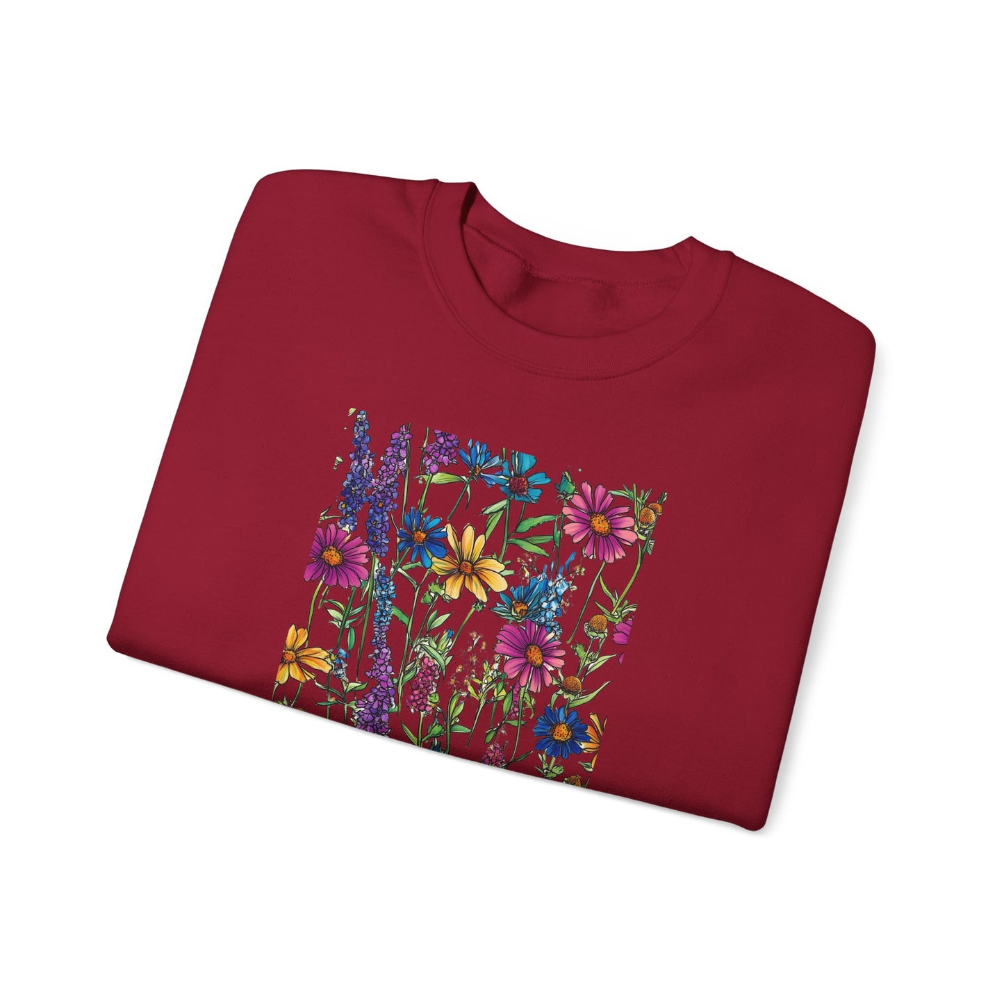 Priest Lake Wildflower Lake Ultra Cotton Crewneck Sweatshirt