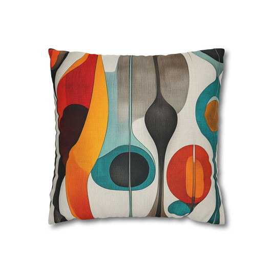 Mid-Century Dreams - Square Polyester Pillowcase