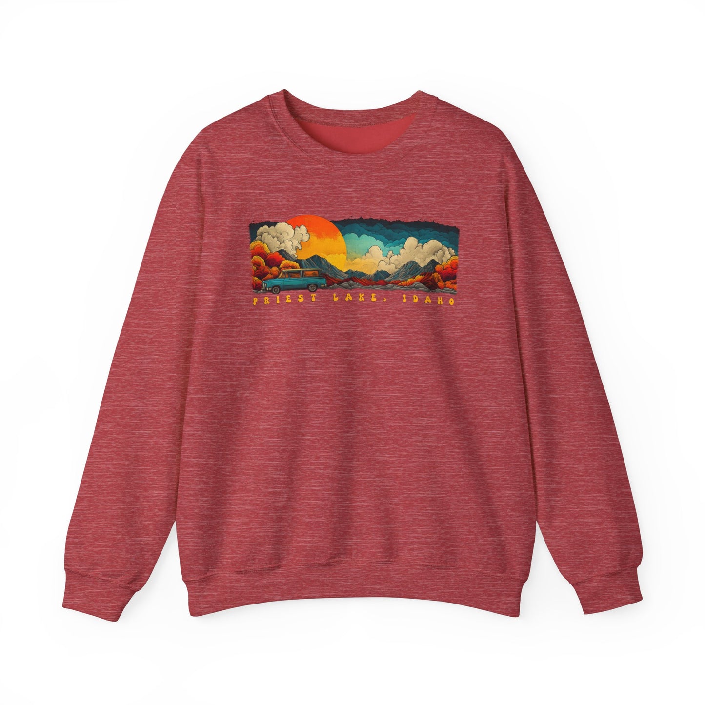 Priest Lake Vacation Crewneck Sweatshirt