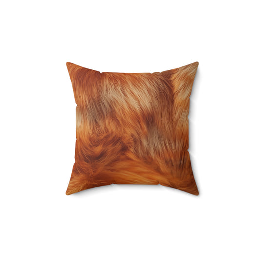 Priest Lake Red Fox Polyester Pillow