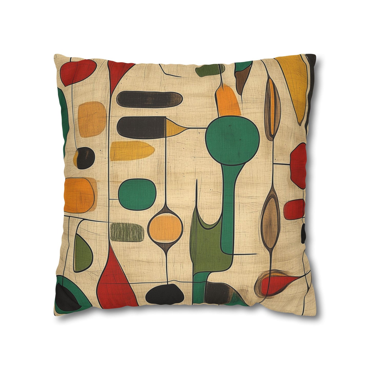 Organic Opus - Square Polyester Pillowcase