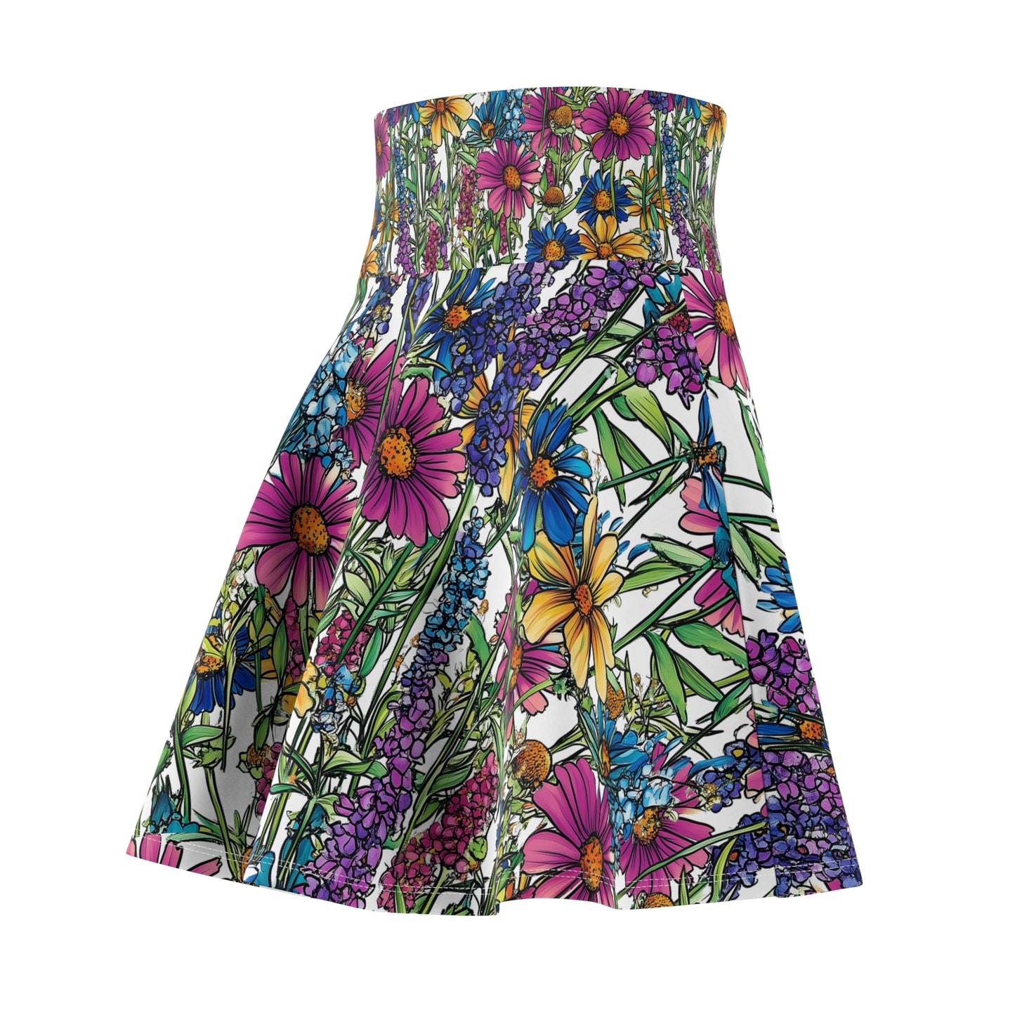 Priest Lake Wildflower Women's Skater Skirt #1