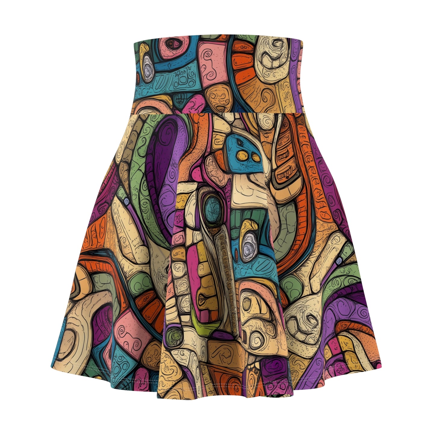 Psychedelic Tapestry - Skater Skirt