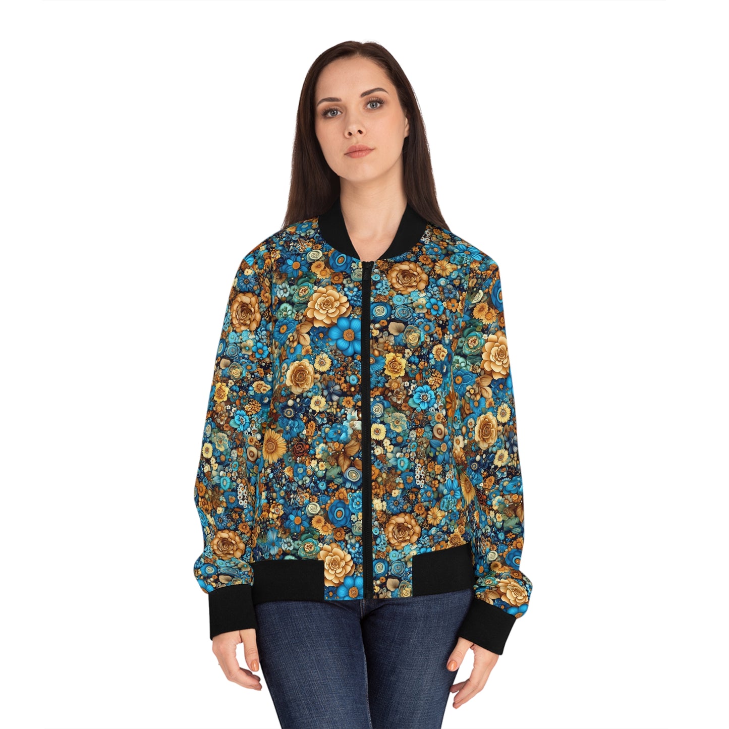 Country Floral Bomber