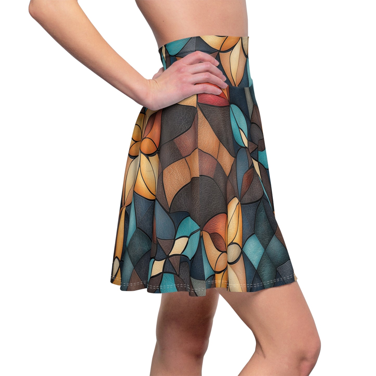 Stained Glass Dreams - Skater Skirt