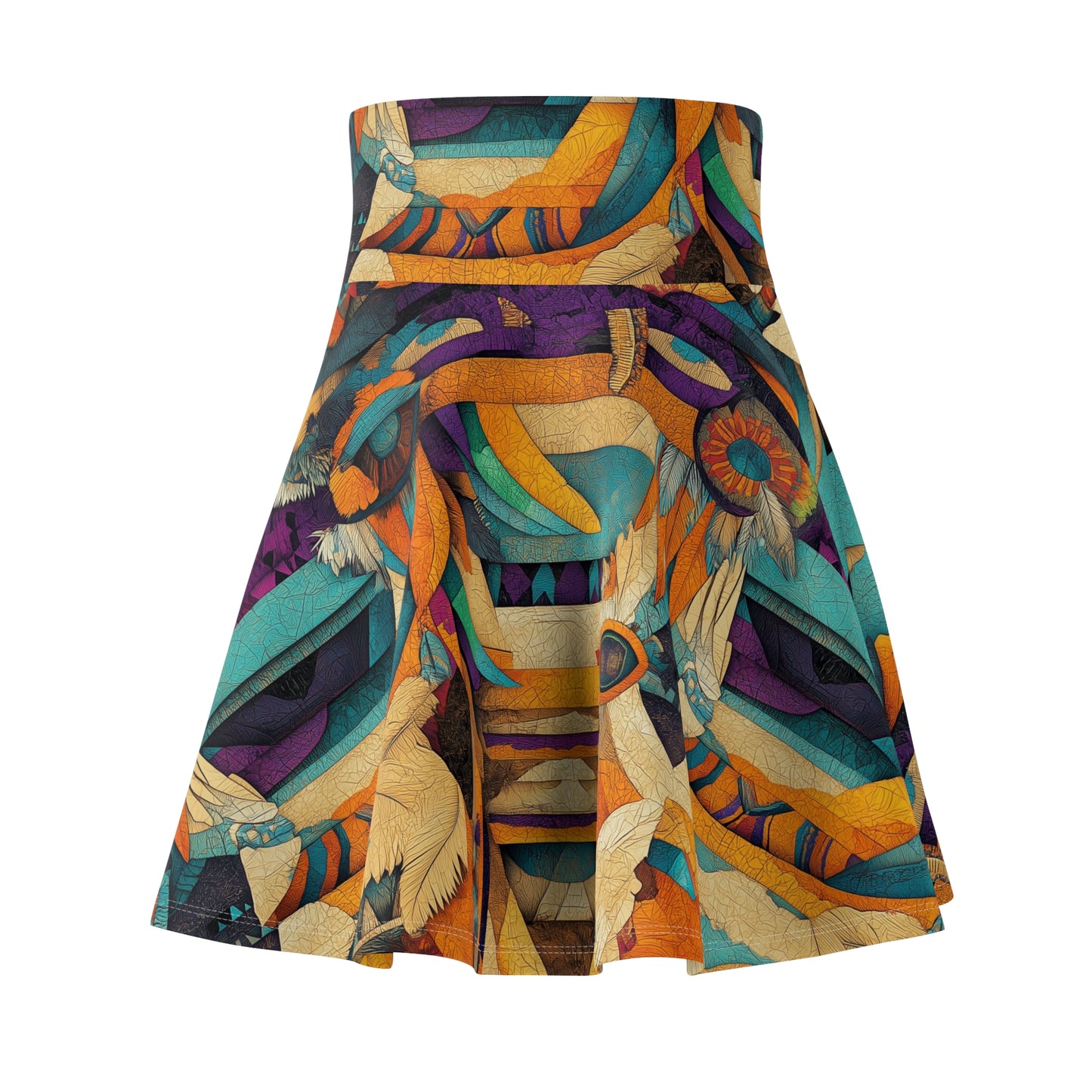 Tribal Eyes - Skater Skirt